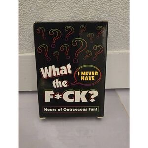What The F*ck I Never Have Card Game